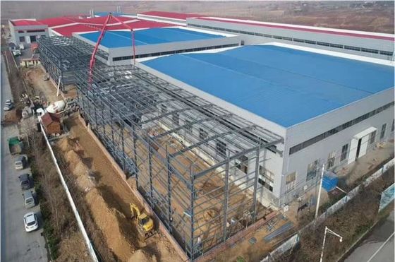 Building Galvanized Storage Light Steel Structure Office Prefabricated Light Steel Frame Structure