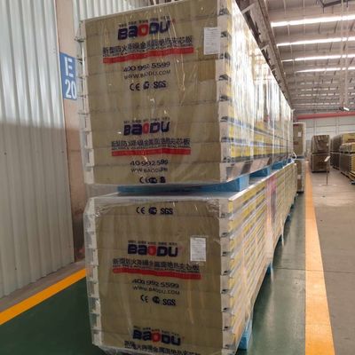 Customized Rockwool Acoustic Insulation Sandwich Panel Wall Steel Soundproof