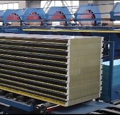 PU Mineral Insulation Rockwool Sandwich Panel Precast Corrugated Colored Steel