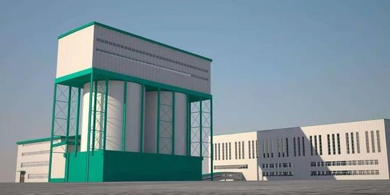 Customized Service Modular Steel Buildings , Prefab Warehouse Building Low Maintenance