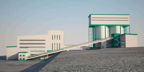Customized Service Modular Steel Buildings , Prefab Warehouse Building Low Maintenance