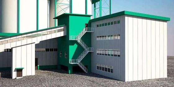 Customized Service Modular Steel Buildings , Prefab Warehouse Building Low Maintenance