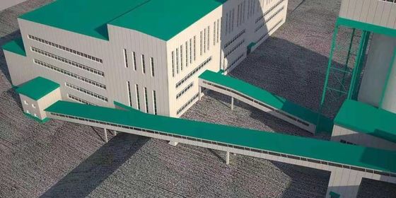 Customized Service Modular Steel Buildings , Prefab Warehouse Building Low Maintenance