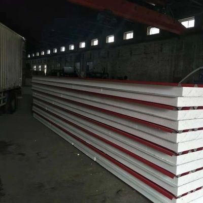 Long Service Life 100mm Eps Sandwich Panel Lightweight For Building