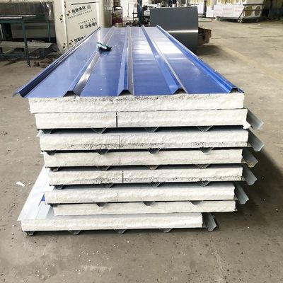 Insulated 50mm Eps Sandwich Panel High Performance For Building
