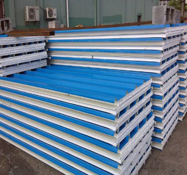 Eco Friendly Customized Prepainted EPS Roof Panel Sandwich  For Roofing Or Walling