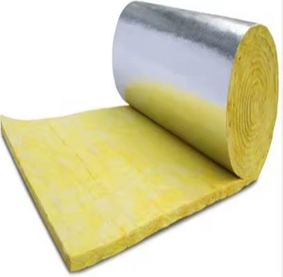 Non Hygroscopic Glasswool Blanket Insulation Faced Glass Wool With Aluminium Foil