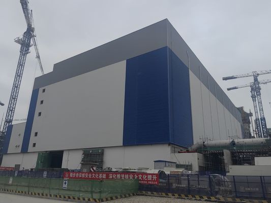 Outside Storage Sheds Modern Design 20000 Square Meter Steel Structure Warehouse Godown Construction