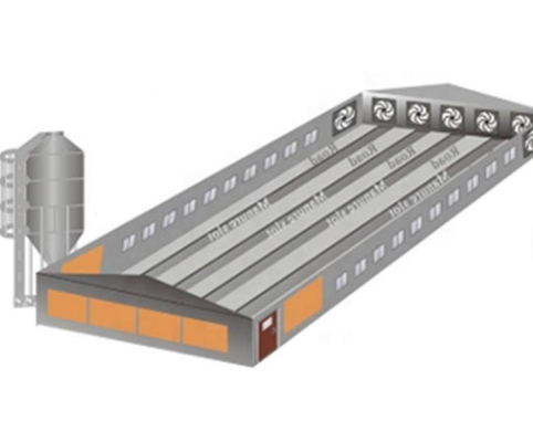 Prefabricated Steel Structure Poultry Farm Structures Poultry Control Shed Construction Building for Chicken