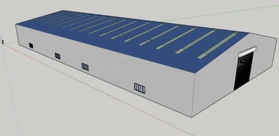 Galvanized Prefabricated Steel Structure Warehouse Metal Frame ODM