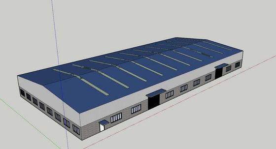 Galvanized Prefabricated Steel Structure Warehouse Metal Frame ODM