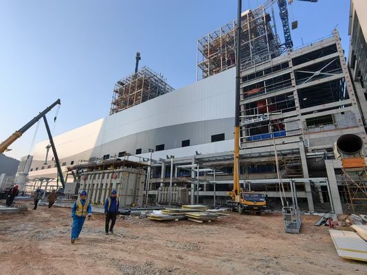 Plus de 50 ans Structure Structure d'usine Structure en acier Atelier léger Solution totale de l'entrepôt moderne pour les projets