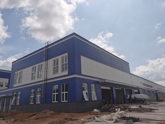 Bâtiment de l'atelier de l'entrepôt de l'entrepôt du hangar métallique préfabriqué innovant