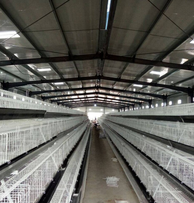 Bâtiment de construction de hangar de contrôle de volaille de structures de ferme avicole de structure métallique préfabriquée pour le poulet